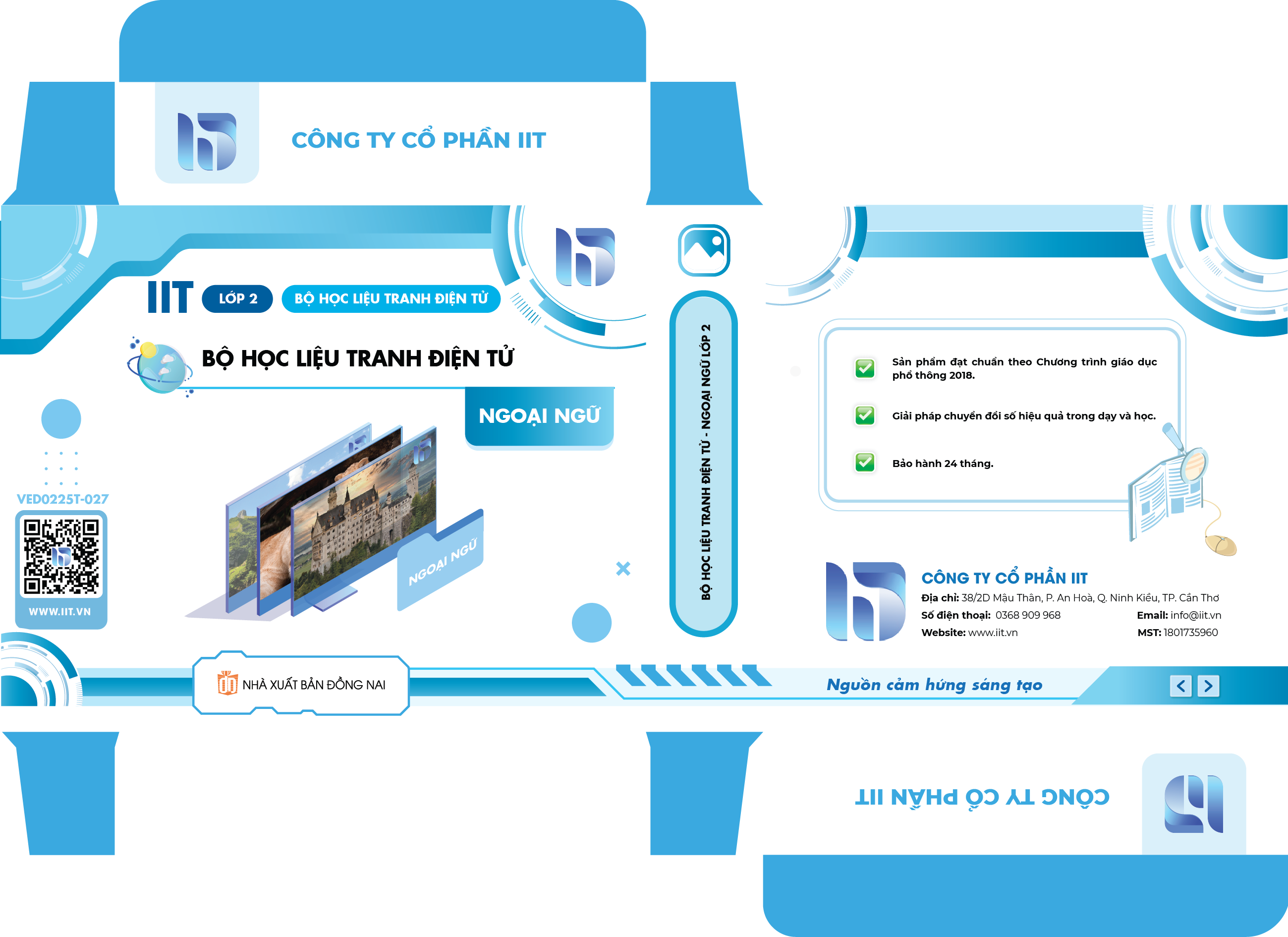 Bộ học liệu tranh điện tử - Ngoại ngữ lớp 2