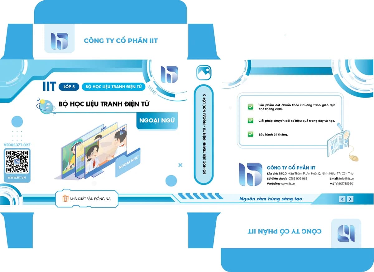 Bộ học liệu tranh điện tử - Ngoại ngữ lớp 5